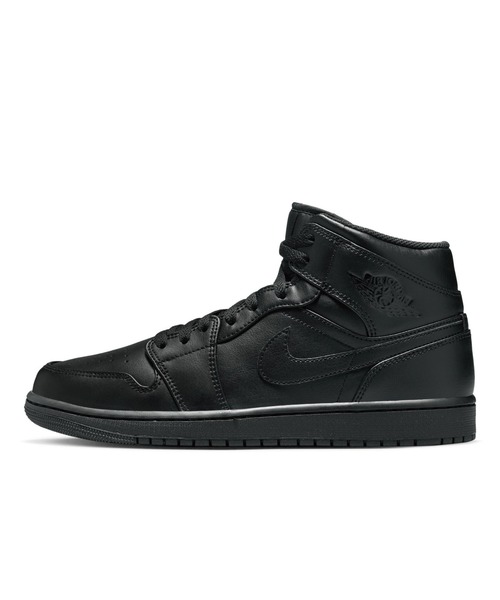 JORDAN BRAND(ジョーダンブランド)の「AIR JORDAN 1 MID 554724-093(スニーカー・メンズ・ブラック・26.5cm/26.0cm/25.5cm/25.0cm/30.0cm/29.0cm/28.5cm/28.0cm/27.5cm/27.0cm)」の4枚目の写真