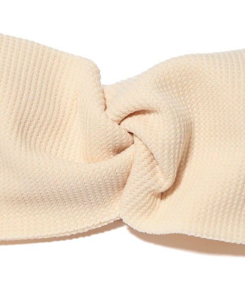 BEAMS BOY（ビームスボーイ）の「▲【一部予約】BEAMS BOY / サーマル リボン ヘアバンド 16S（ヘアバンド・レディース・ホワイト/オリーブ/ネイビー・ONE SIZE）」の6枚目の写真