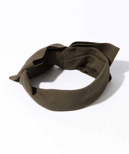 BEAMS BOY（ビームスボーイ）の「▲【一部予約】BEAMS BOY / サーマル リボン ヘアバンド 16S（ヘアバンド・レディース・ホワイト/オリーブ/ネイビー・ONE SIZE）」の8枚目の写真