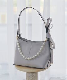 YECCA VECCA（イェッカヴェッカ）の「パールチャーム付きリボンベルトバッグ（ショルダーバッグ）」