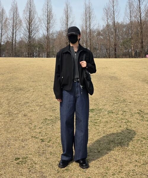 NOIRER（ノイア）の「リブドジップアップニット（ダークグレー）（ニット/セーター・メンズ・その他・48/50/52）」の7枚目の写真