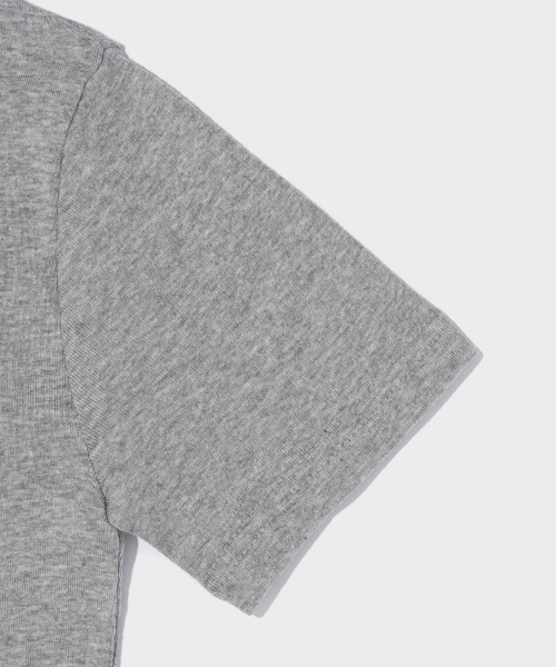 CARGOBROS FOR WOMAN(カーゴブロスフォーウィメン)の「ヴィンテージチェックハートショート半袖Tシャツ(グレー)(Tシャツ/カットソー・レディース・その他・FREE)」の4枚目の写真