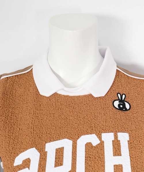 archivio(アルチビオ)の「<LADIES>前後異素材ノースリロゴプルオーバー(タンクトップ・レディース・ホワイト/ブラウン/ブラック・L/M/S)」の19枚目の写真