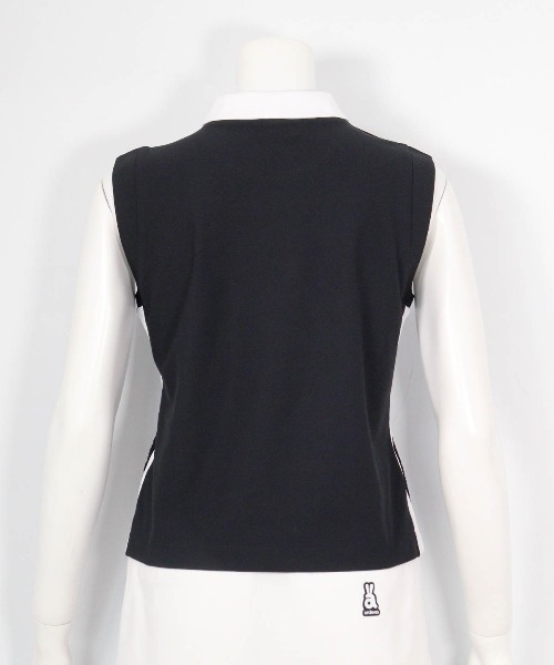 archivio(アルチビオ)の「<LADIES>前後異素材ノースリロゴプルオーバー(タンクトップ・レディース・ホワイト/ブラウン/ブラック・L/M/S)」の5枚目の写真