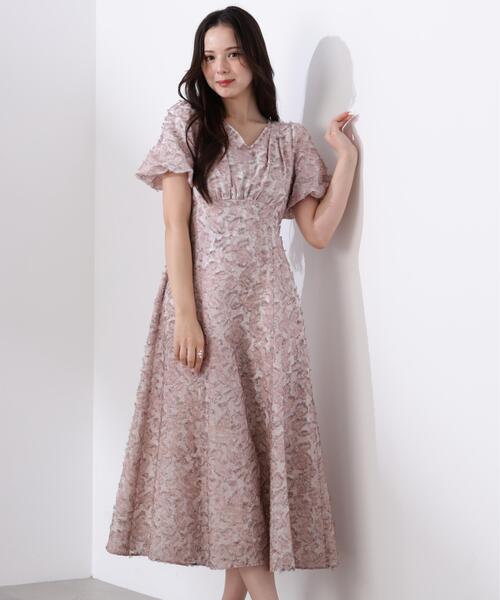 PROPORTION BODY DRESSING(プロポーションボディドレッシング)の「<L>シアージャガードレディワンピース / 1216140201(ワンピース・レディース・ブルー/ピンク・MEDIUM/P/S/SMALL)」の2枚目の写真