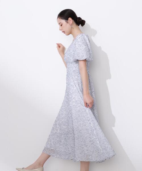 PROPORTION BODY DRESSING(プロポーションボディドレッシング)の「<L>シアージャガードレディワンピース / 1216140201(ワンピース・レディース・ブルー/ピンク・MEDIUM/P/S/SMALL)」の1枚目の写真
