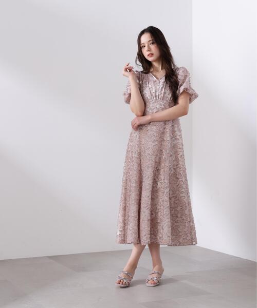 PROPORTION BODY DRESSING（プロポーションボディドレッシング）の「＜Ｌ＞シアージャガードレディワンピース / 1216140201（ワンピース・レディース・ブルー/ピンク・MEDIUM/P/S/SMALL）」の7枚目の写真