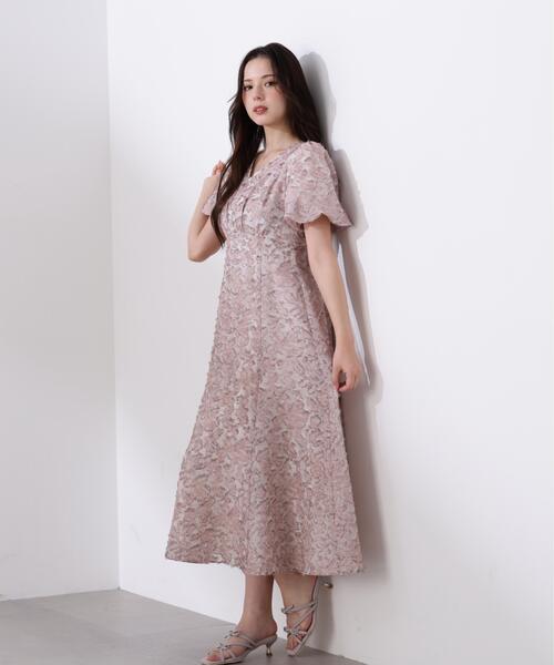 PROPORTION BODY DRESSING（プロポーションボディドレッシング）の「＜Ｌ＞シアージャガードレディワンピース / 1216140201（ワンピース・レディース・ブルー/ピンク・MEDIUM/P/S/SMALL）」の10枚目の写真