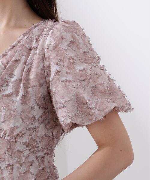 PROPORTION BODY DRESSING（プロポーションボディドレッシング）の「＜Ｌ＞シアージャガードレディワンピース / 1216140201（ワンピース・レディース・ブルー/ピンク・MEDIUM/P/S/SMALL）」の16枚目の写真