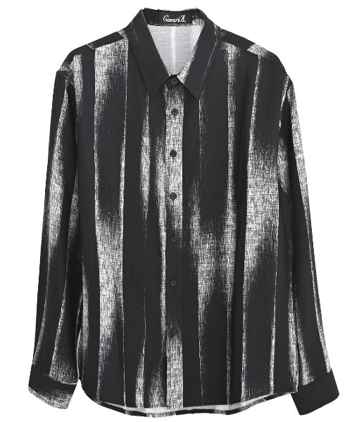 CavariA（キャバリア）の「『CavariA/キャバリア』プリントレギュラーシャツ（シャツ/ブラウス・メンズ・ブラック系3/ブラック系1/ホワイト系2/ホワイト系3/ブラック系2/ホワイト系1・L/XL/M）」の17枚目の写真