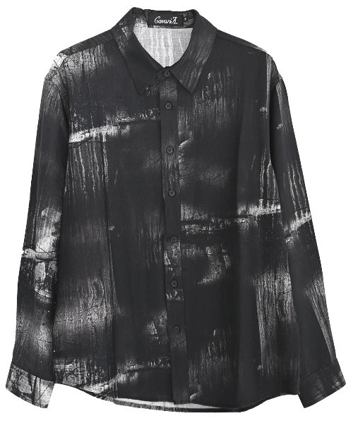 CavariA（キャバリア）の「『CavariA/キャバリア』プリントレギュラーシャツ（シャツ/ブラウス・メンズ・ブラック系3/ブラック系1/ホワイト系2/ホワイト系3/ブラック系2/ホワイト系1・L/XL/M）」の18枚目の写真