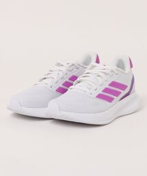 adidas アディダス RUNFALCON 5 W【軽量】レディーススニーカー(ランファルコン5W) JR3089 フットウェアホワイト/パープルバースト/セミブルーバースト