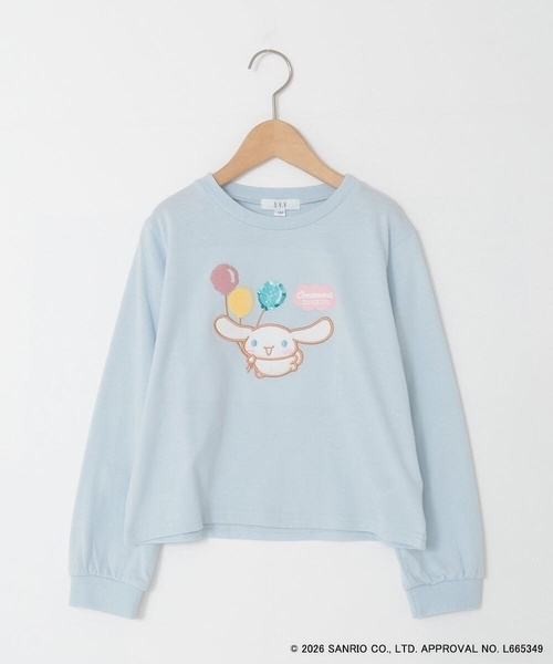 a.v.v（アーヴェヴェ）の「【数量限定】[110-140][シナモロール＆ポチャッコ]スパンコールTシャツ（Tシャツ/カットソー・キッズ・グリーン/ライトブルー・140/130/120/110）」の20枚目の写真