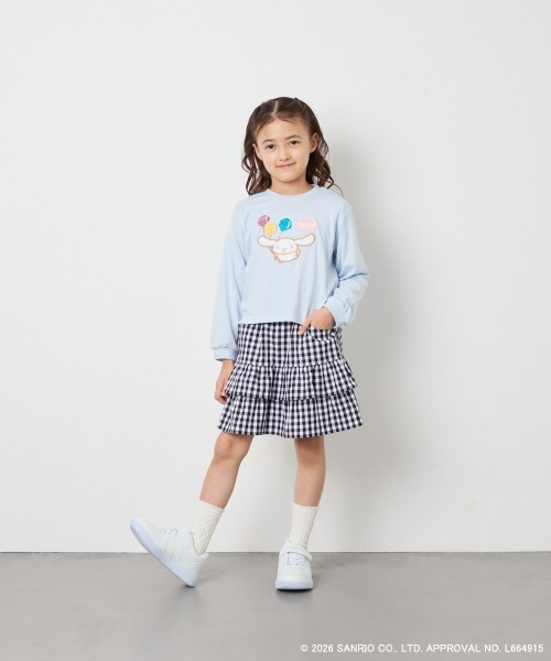 a.v.v（アーヴェヴェ）の「【数量限定】[110-140][シナモロール＆ポチャッコ]スパンコールTシャツ（Tシャツ/カットソー・キッズ・グリーン/ライトブルー・140/130/120/110）」の10枚目の写真