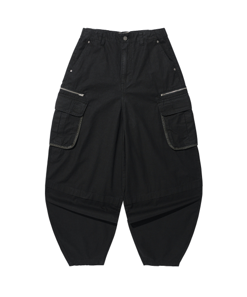 KICHUL（キチョル）の「Vintage Zip Cargo Balloon Pants (Washed Black)（その他パンツ・レディース・その他・SMALL/MEDIUM/LARGE）」の6枚目の写真