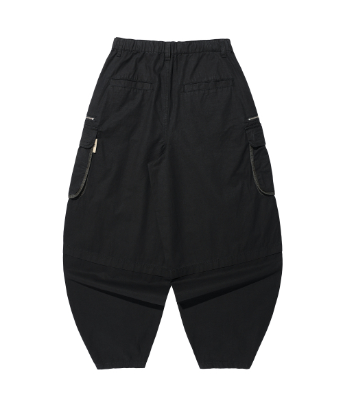 KICHUL（キチョル）の「Vintage Zip Cargo Balloon Pants (Washed Black)（その他パンツ・レディース・その他・SMALL/MEDIUM/LARGE）」の7枚目の写真