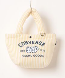CONVERSE（コンバース）の「【CONVERSE】OG STRIPE PUFFING LUNCH TOTE /オサムグッズコラボ ストライプ ランチトートバッグ（トートバッグ）」