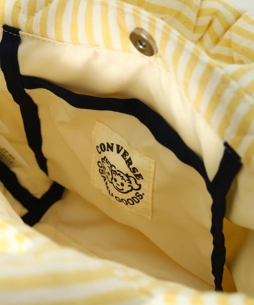 CONVERSE(コンバース)の「【CONVERSE】OG STRIPE PUFFING LUNCH TOTE /オサムグッズコラボ ストライプ ランチトートバッグ(トートバッグ・メンズ・グリーン/ピンク/イエロー/サックスブルー・FREE)」の13枚目の写真