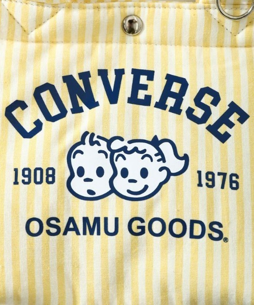 CONVERSE(コンバース)の「【CONVERSE】OG STRIPE PUFFING LUNCH TOTE /オサムグッズコラボ ストライプ ランチトートバッグ(トートバッグ・メンズ・グリーン/ピンク/イエロー/サックスブルー・FREE)」の15枚目の写真