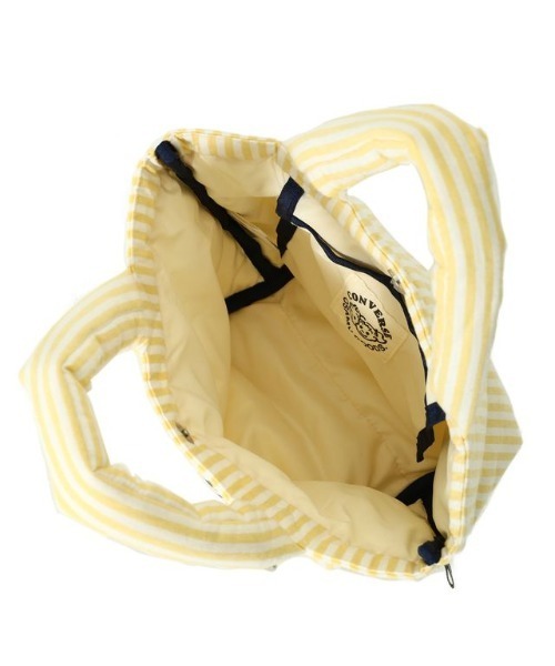 CONVERSE(コンバース)の「【CONVERSE】OG STRIPE PUFFING LUNCH TOTE /オサムグッズコラボ ストライプ ランチトートバッグ(トートバッグ・メンズ・グリーン/ピンク/イエロー/サックスブルー・FREE)」の14枚目の写真