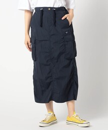 Grand PARK | 【BROOKLYN OVERALL】ナイロンギャザー　カーゴスカート(スカート)