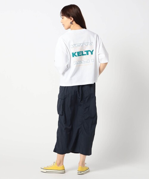 Grand PARK(グランドパーク)の「【BROOKLYN OVERALL】ナイロンギャザー カーゴスカート(スカート・レディース・カーキ/ネイビー/ベージュ・FREE)」の9枚目の写真