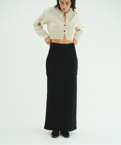 CLANE（クラネ）の「CIRCLE CUT SWEAT SKIRT（スカート・レディース・グレー・1/0/2）」の6枚目の写真
