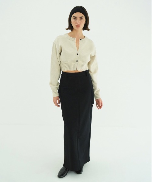 CLANE（クラネ）の「CIRCLE CUT SWEAT SKIRT（スカート・レディース・グレー・1/0/2）」の9枚目の写真
