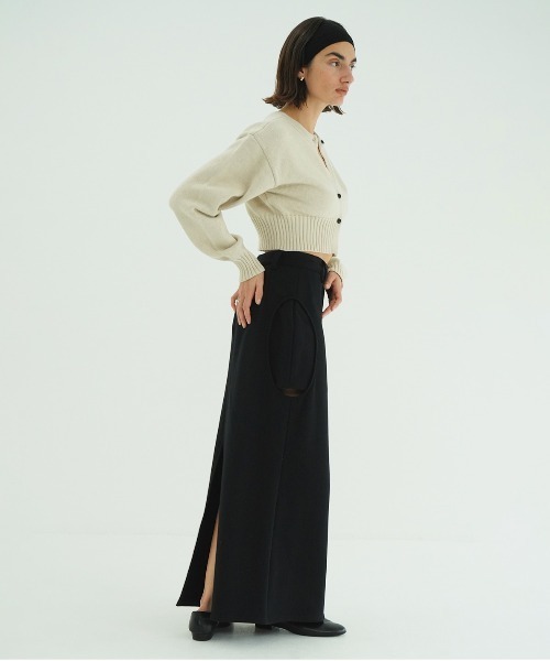CLANE（クラネ）の「CIRCLE CUT SWEAT SKIRT（スカート・レディース・グレー・1/0/2）」の10枚目の写真