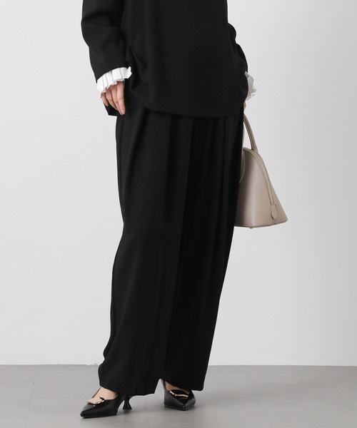 margaux（マルゴー）の「ウエストロゴタックパンツ（その他パンツ・レディース・ブラック/ライトグレー・FREE）」の7枚目の写真