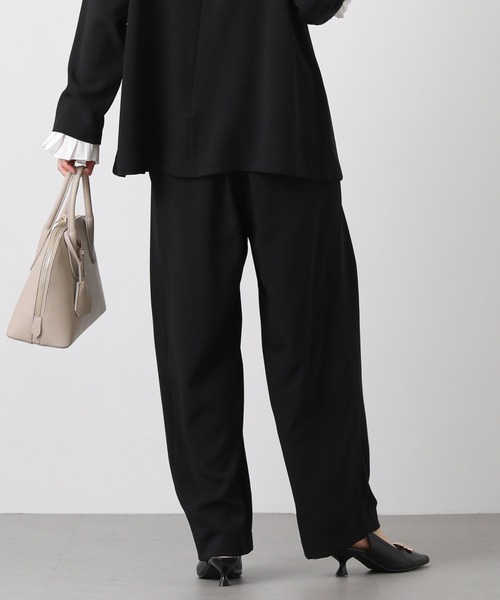 margaux（マルゴー）の「ウエストロゴタックパンツ（その他パンツ・レディース・ブラック/ライトグレー・FREE）」の9枚目の写真