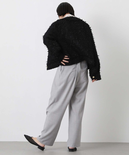 margaux（マルゴー）の「ウエストロゴタックパンツ（その他パンツ・レディース・ブラック/ライトグレー・FREE）」の13枚目の写真