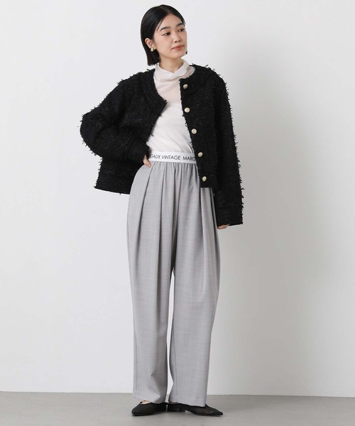 margaux（マルゴー）の「ウエストロゴタックパンツ（その他パンツ・レディース・ブラック/ライトグレー・FREE）」の14枚目の写真