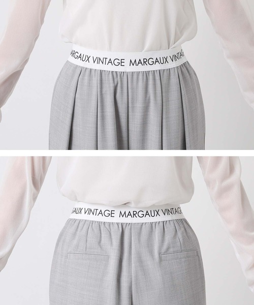 margaux（マルゴー）の「ウエストロゴタックパンツ（その他パンツ・レディース・ブラック/ライトグレー・FREE）」の22枚目の写真