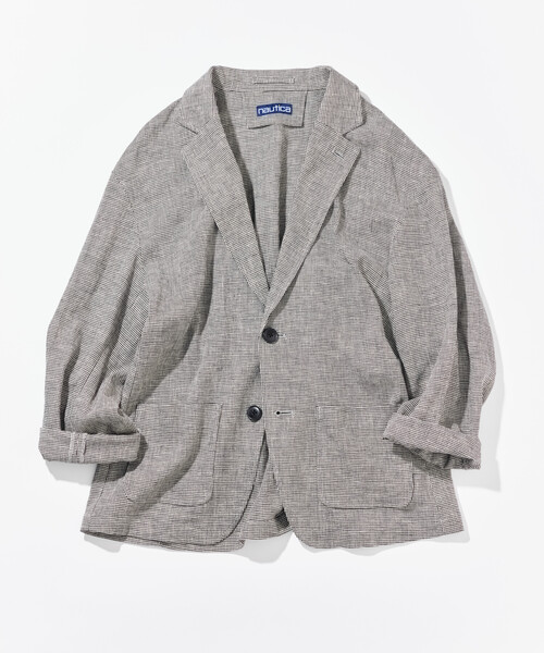 FREAK'S STORE（フリークスストア）の「NAUTICA/ノーティカ リネン混テーラードジャケット/バッグギャザージャケット（テーラードジャケット・レディース・その他16/ネイビー・ﾌﾘ-）」の5枚目の写真