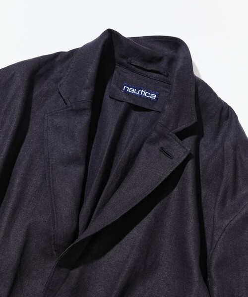 FREAK'S STORE（フリークスストア）の「NAUTICA/ノーティカ リネン混テーラードジャケット/バッグギャザージャケット（テーラードジャケット・レディース・その他16/ネイビー・ﾌﾘ-）」の7枚目の写真