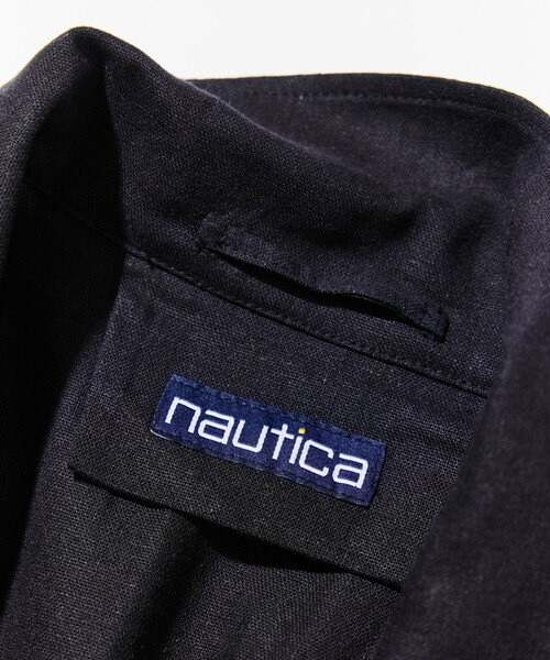 FREAK'S STORE（フリークスストア）の「NAUTICA/ノーティカ リネン混テーラードジャケット/バッグギャザージャケット（テーラードジャケット・レディース・その他16/ネイビー・ﾌﾘ-）」の8枚目の写真
