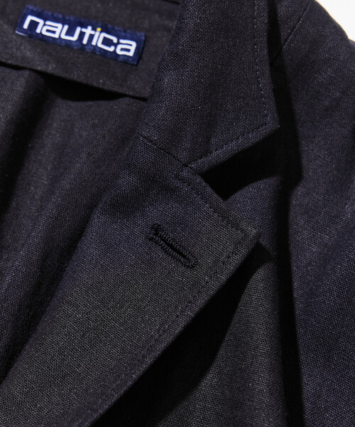FREAK'S STORE（フリークスストア）の「NAUTICA/ノーティカ リネン混テーラードジャケット/バッグギャザージャケット（テーラードジャケット・レディース・その他16/ネイビー・ﾌﾘ-）」の9枚目の写真