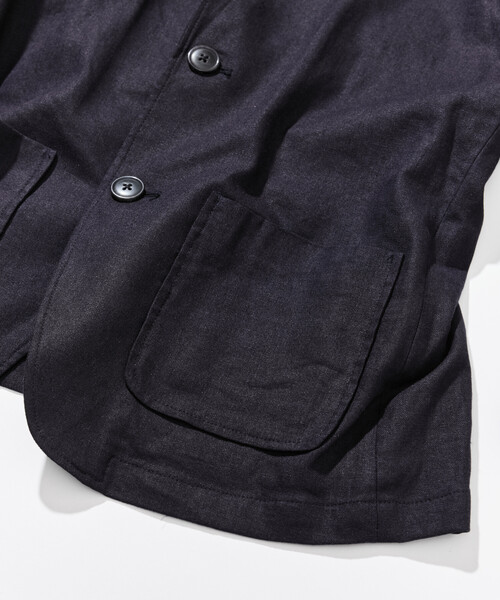FREAK'S STORE（フリークスストア）の「NAUTICA/ノーティカ リネン混テーラードジャケット/バッグギャザージャケット（テーラードジャケット・レディース・その他16/ネイビー・ﾌﾘ-）」の15枚目の写真