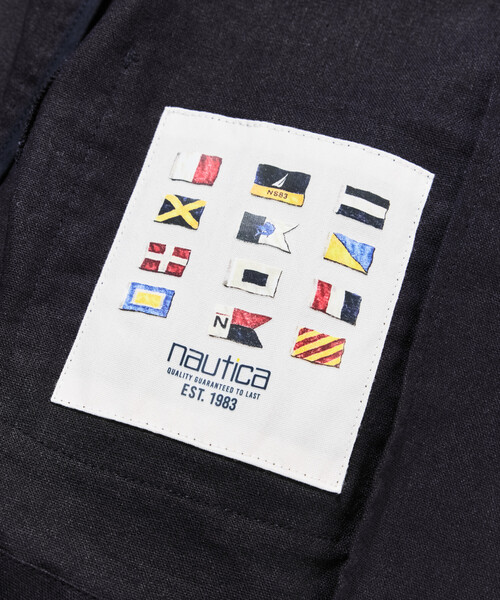 FREAK'S STORE（フリークスストア）の「NAUTICA/ノーティカ リネン混テーラードジャケット/バッグギャザージャケット（テーラードジャケット・レディース・その他16/ネイビー・ﾌﾘ-）」の17枚目の写真
