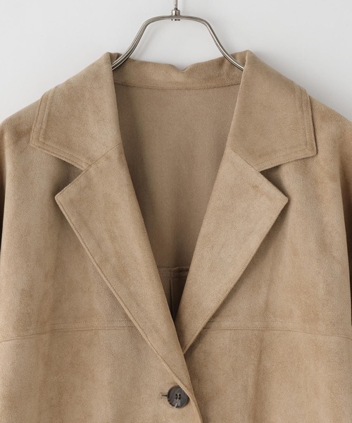 LOWRYS FARM(ローリーズファーム)の「スエードジャケット 637616(テーラードジャケット・レディース・ブラウン/ダークブラウン/ベージュ・FREE)」の21枚目の写真