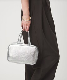 green label relaxing（グリーンレーベルリラクシング）の「＜PRATO MADE IN ITALY＞スクエアボストンバッグ（ボストンバッグ）」