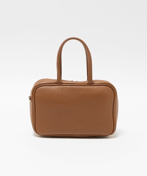 green label relaxing（グリーンレーベルリラクシング）の「＜PRATO MADE IN ITALY＞スクエアボストンバッグ（ボストンバッグ・レディース・ブラック/ブラウン系/シルバー・FREE）」の12枚目の写真