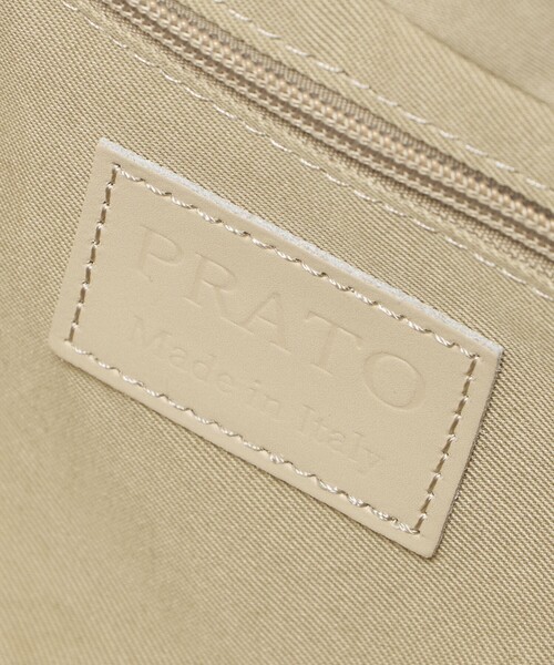 green label relaxing（グリーンレーベルリラクシング）の「＜PRATO MADE IN ITALY＞スクエアボストンバッグ（ボストンバッグ・レディース・ブラック/ブラウン系/シルバー・FREE）」の19枚目の写真