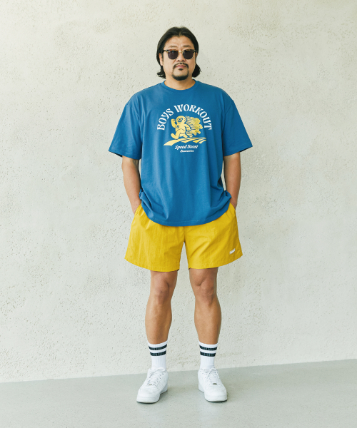 BOOVOOM（ブーブーム）の「[ビッグサイズ]ワークアウトランナーティーシャツ（Tシャツ/カットソー・メンズ・ブラック/LT.Gray/ブルー・XL/XXL/XXXL）」の5枚目の写真