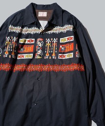 TOWNCRAFT / タウンクラフト PRINTED ROOP COLLAR SHIRT プリント ループカラーシャツ