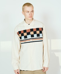 TOWNCRAFT / タウンクラフト PRINTED ROOP COLLAR SHIRT プリント ループカラーシャツ