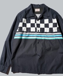 TOWNCRAFT / タウンクラフト PRINTED ROOP COLLAR SHIRT プリント ループカラーシャツ