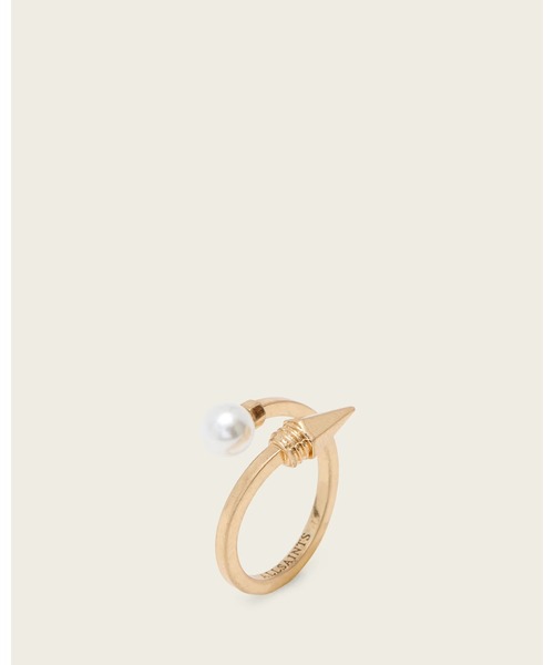 ALLSAINTS(オールセインツ)の「HAZEL PEARL RING | HAZEL パール リング(リング・レディース・ゴールド系その他・S/M/L)」の1枚目の写真