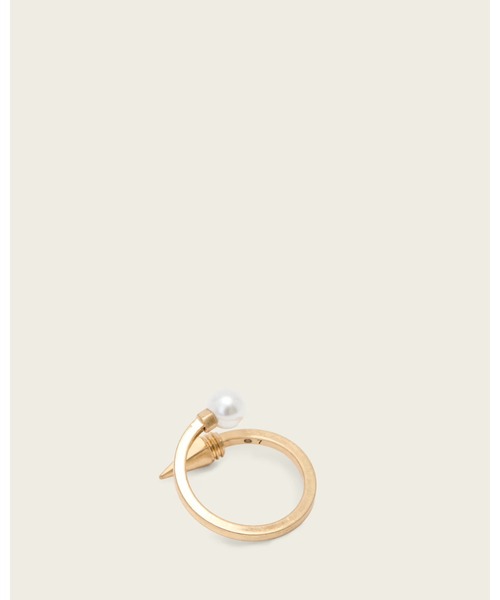 ALLSAINTS(オールセインツ)の「HAZEL PEARL RING | HAZEL パール リング(リング・レディース・ゴールド系その他・S/M/L)」の4枚目の写真